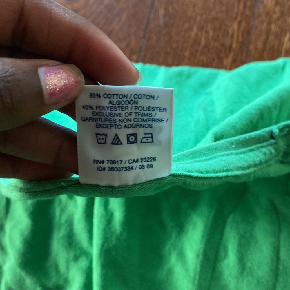 Pink VS Green Long Sleeve Lounge Top SIZE M - Picture 4 of 5